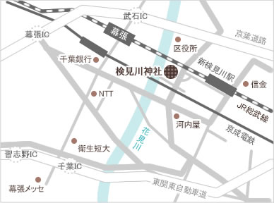 護国神社地図